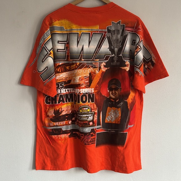 Vintage Y2K Tony Stewart T-Shirt / Nascar Cup Champion / 2005 / AOP / XL - Picture 6 of 7